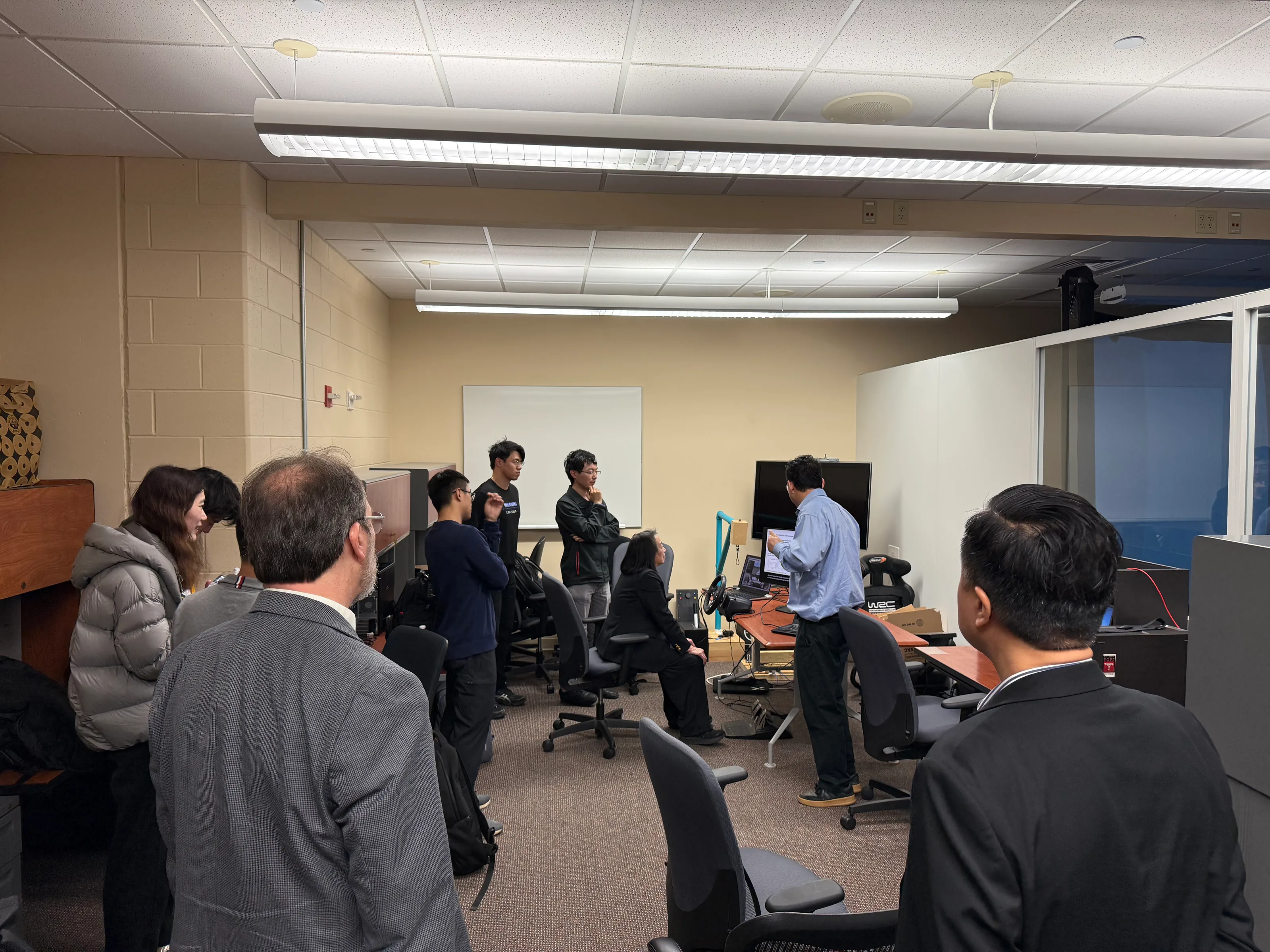 Overview of the remote-driving demonstration for Eva Lerner-Lam